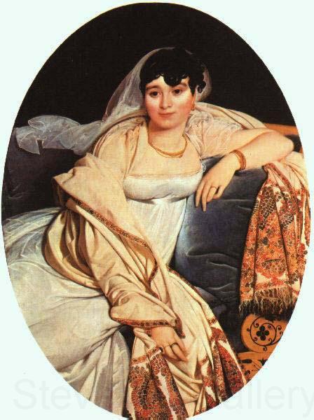 Jean Auguste Dominique Ingres Madame Riviere Norge oil painting art